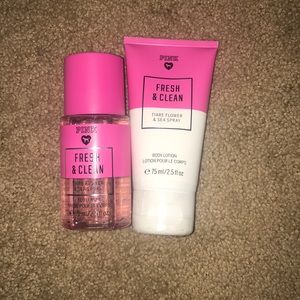 NEW PINK Lotion and Body Mist
